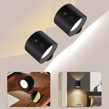 Cargar imagen en el visor de la galería, Aplique LED Recargable Bidireccional de Pared – Móvil y Sin Cableado