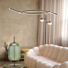 Cargar imagen en el visor de la galería, Colgante curva LED 50W - Luz variable