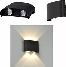 Cargar imagen en el visor de la galería, Aplique de Pared 2 LED Bidireccional Metálico  – 4x2W Luz Cálida