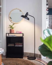 Cargar imagen en el visor de la galería, Portátil de Pie Orion – Base de Mármol Negro y Pantalla Galponera | Rosca E27