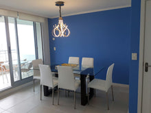 Cargar imagen en el visor de la galería, Lámpara colgante Araña LED 8 luces 90 W