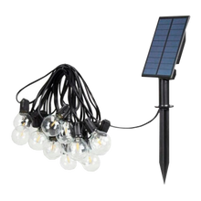 Cargar imagen en el visor de la galería, Guirnalda Solar Recargable LED - 20 luces 4W 2700K