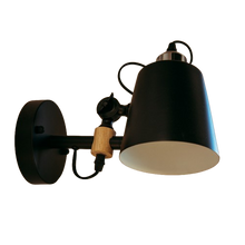 Cargar imagen en el visor de la galería, Aplique de Pared Nórdico – Metal y madera