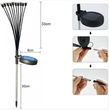 Cargar imagen en el visor de la galería, luces de jardin luciernaga solar