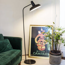 Cargar imagen en el visor de la galería, Portátil de Pie Orion – Base de Mármol Negro y Pantalla Galponera | Rosca E27