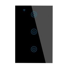 Cargar imagen en el visor de la galería, Plaqueta Touch Inteligente 3 Módulos, Wifi, Domótica