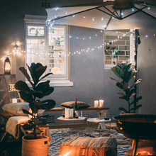 Cargar imagen en el visor de la galería, Guirnalda Hilo 10 mts Led a pila en ambiente