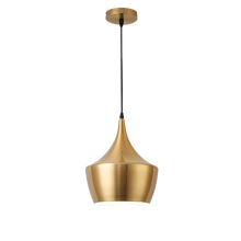 Cargar imagen en el visor de la galería, Colgante Tom Dixon Fat – Diseño Industrial en Dorado
