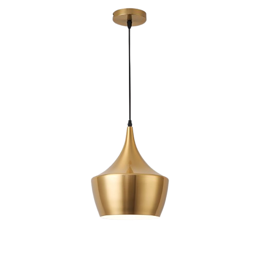 Colgante Tom Dixon Fat – Diseño Industrial en Dorado