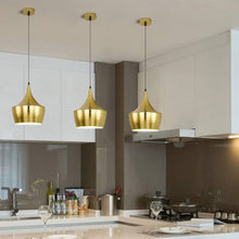 Cargar imagen en el visor de la galería, Colgante Tom Dixon Fat – Diseño Industrial en Dorado
