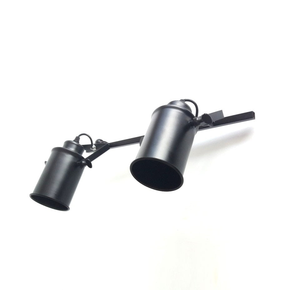 Spot Vintage Negro - Dos luces E27