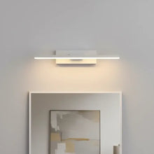 Cargar imagen en el visor de la galería, Aplique luminaria barra led giratoria 360 para cuadros color blanco
