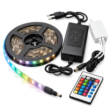 Cargar imagen en el visor de la galería, Cinta-LED-SMART-RGB- BT-5M-con-control
