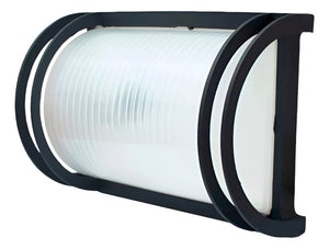 Tortuga de Media Caña para Exterior IP65 – Aluminio y Vidrio con Difusor