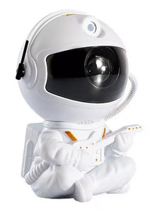 Veladora Proyector de Estrellas Astronauta con Control Remoto – Luz LED Giratoria 360°