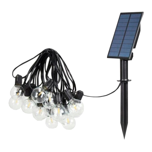 Guirnalda Solar Recargable LED - 20 luces 4W 2700K