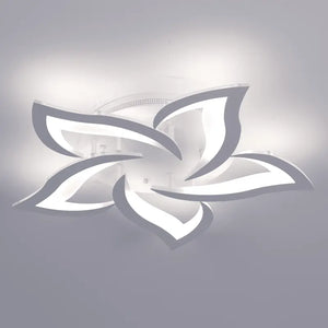 PLAFON LED  FLOR DE 5 PETALOS 40 W