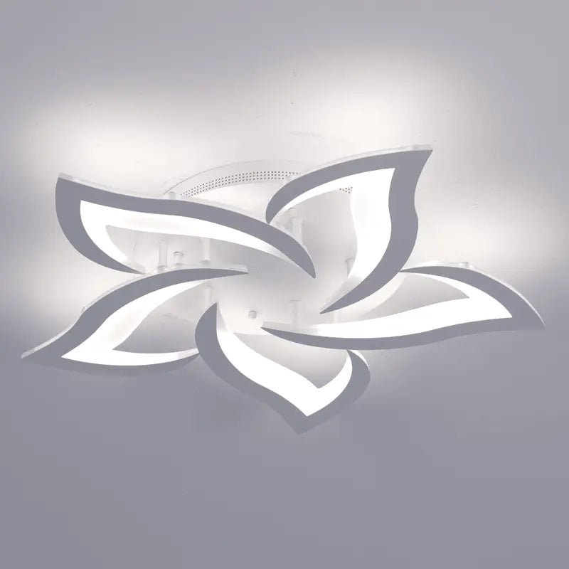 PLAFON LED  FLOR DE 5 PETALOS 40 W