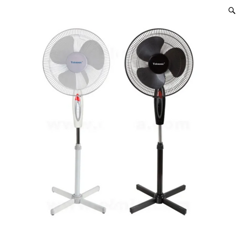 ventilador blanco negro 3 velocidades 3 aspas
