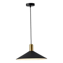 Cargar imagen en el visor de la galería, Luminaria Colgante Campana Metálica  – Negro | Gris | Blanco
