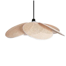 Cargar imagen en el visor de la galería, Colgante Magnolia - Pantalla de ratán natural 60cm
