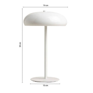 Lámpara de Mesa Tomás Amarilla – Estilo Hongo 2xG9