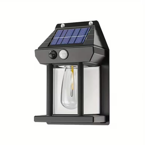 Farol Solar Colonial DK-888 con sensor de movimiento y luz cálida