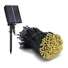 Cargar imagen en el visor de la galería, Guirnalda de Luces Solares 12m | 100 LED - Luz Cálida
