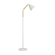 Cargar imagen en el visor de la galería, Lámpara portátil de pie estilo nórdico, con base delgada y diseño minimalista en tonos claros
