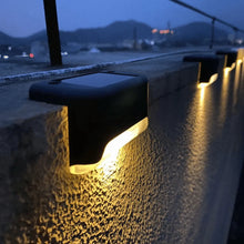 Cargar imagen en el visor de la galería, Luz Solar para Escalera SET X4 | Luz LED - Intemperie - Luz Fría
