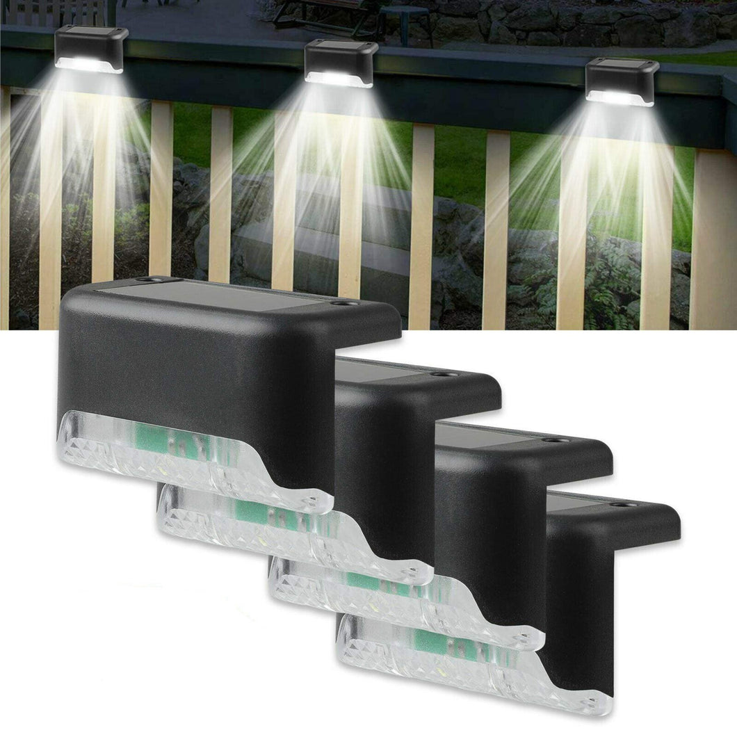 Luz Solar para Escalera SET X4 | Luz LED - Intemperie - Luz Fría