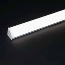 Cargar imagen en el visor de la galería, Perfil de aluminio con cinta led incluída luz neutra 36w y 200cm de largo encendido
