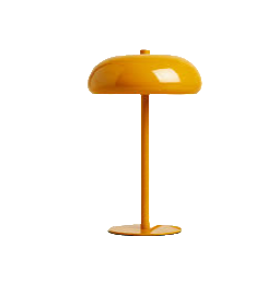 Lámpara de Mesa Tomás Amarilla – Estilo Hongo 2xG9