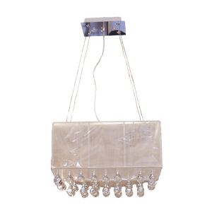 Colgante Rectangular con caireles gota