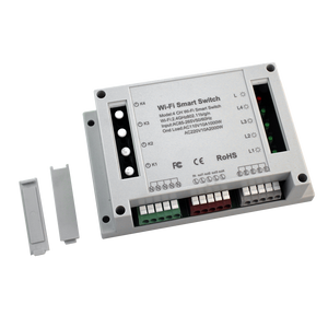 Interruptor Inteligente Wifi Domótica para 4 Circuitos