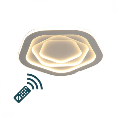 Plafón Pentágono - LED con control remoto