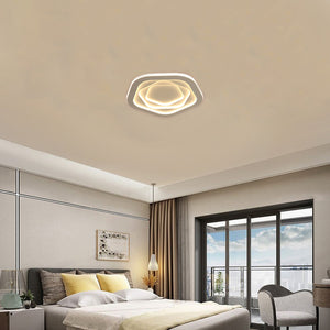 Plafón Pentágono - LED con control remoto